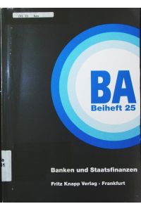 Banken und Staatsfinanzen.   - 16. Symposium zur Bankengeschichte am 14. Oktober 1993 in den Räumen der DG Bank Deutsche Genossenschaftsbank.