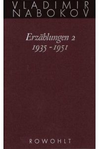 Erzählungen 1935 - 1951