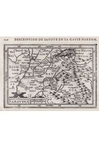 Sabaudia - Savoie Savoia Savoyen Savoy map Karte carte