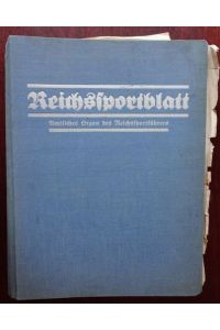 Reichssportblatt. Illustrierte Zeitung für Sport und Turnen. 2. Hälfte 1935. Heft 27 - 52 komplett.