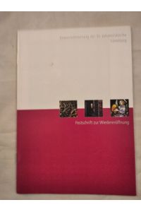 Innenrenovierung der St. Johanniskirche Lüneburg: Festschrift zur Wiedereröffnung,