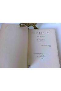 Hesperus. Ein Jahrbuch