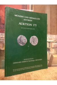 Auktion 175: Münzen und Medaillen Antiken Auktion 23. , 24. , 25. und 26. September 1992,