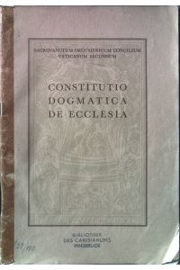 Constitutio Dogmatica de Ecclesia.