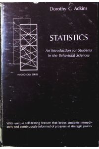 Statistics.   - an introduction for students in the behavioral sciences.