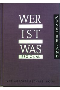 Wer ist was: Regional Münsterland
