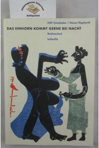 Das Einhorn kommt gerne bei Nacht : Briefwechsel.   - Mit einem Anhang: Engel der Psychiatrie; Hrsg. von Sven Hanuschek