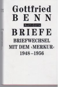 Briefwechsel 1948 - 1956. Briefe; Bd. 7. Hans Paeschke, Joachim Moras (Herausgeber des Merkur).   - [hrsg., kommentiert und mit einem Nachw. von Holger Hof]