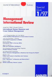 International human resource and cross cultural management.