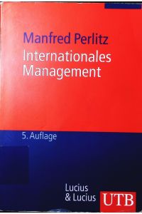 Internationales Management.   - 68 Tabellen.
