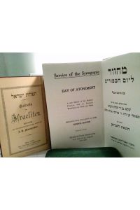 Konvolut bestehend aus 2 Bänden, zum Thema: Gebete für Israeliten und Service of the Synagogoue