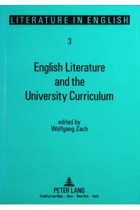 English literature and the university curriculum.