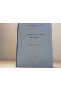 Vorläufige Bibliographie zum Winterkampf. I. Allgemrines Schrifttum 1935-1964.