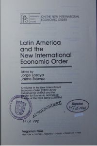 Latin America and the new international economic order.