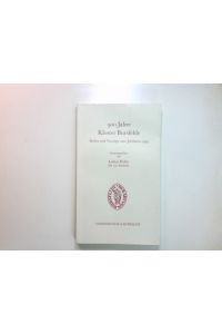 900 Jahre Kloster Bursfelde : Reden und Vorträge zum Jubiläum 1993.   - hrsg. von Lothar Perlitt