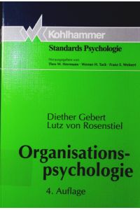 Organisationspsychologie.   - Person und Organisation.