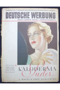 Deutsche Werbung. 29. Jahrgang 1936, Nummer 19. 2. Sonderheft zum kontinentalen Reklamekongress