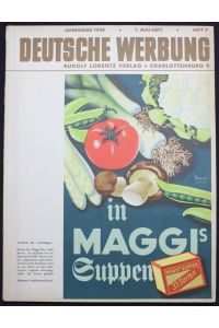 Deutsche Werbung. 31. Jahrgang 1938. 1. Mai-Heft - Heft 9