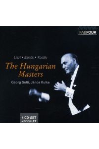 The Hungarian Masters  - 4 CD-Set und Booklet. Liszt, Bartok, Kodaly