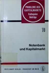 Notenbank und Kapitalmarkt.