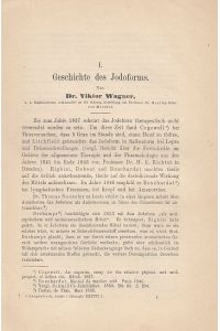 Geschichte des Jodoforms. IN: Arch. klin. Chir. , 37, S. 38, 575, 1888, Br.