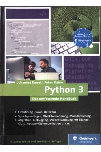 Python 3 : das umfassende Handbuch.   - Rheinwerk computing.