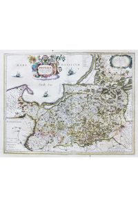 Prussia Accurate Descripta - Polska Polen Poland Ostpreußen Prussia map Karte