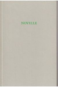 Novelle.   - Wege der Forschung ; Bd. 55.