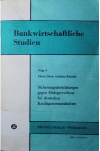 Sicherungseinrichtungen gegen Einlegerverluste bei deutschen Kreditgenossenschaften.