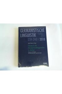 Deutsch als Minderheitensprache in Italien. Theorie und Empirie kontaktinduzierten Sprachwandels