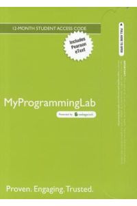 Mylab Programming with Pearson Etext -- Access Card -- For Introduction to Programming Using Python (MyProgrammingLab (Access Codes))