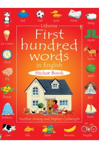 First Hundred Words In English Sticker Book (First Hundred Words Sticker Book)