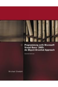 Visual Basic. Net Object (Programming with Microsoft Visual Basic 2005: An Object-oriented Approach)