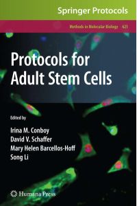 Protocols for Adult Stem Cells
