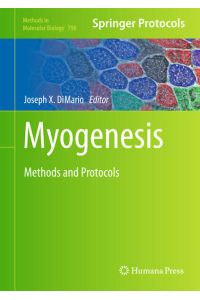 Myogenesis  - Methods and Protocols
