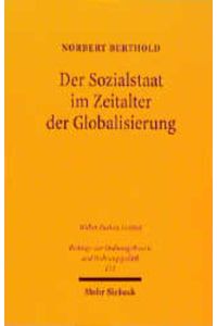 Der Sozialstaat im Zeitalter der Globalisierung