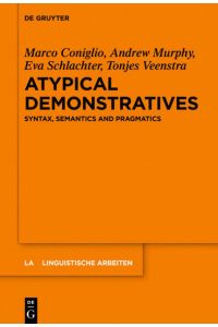 Atypical Demonstratives  - Syntax, Semantics and Pragmatics