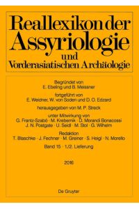 Reallexikon der Assyriologie und Vorderasiatischen Archäologie / Waschung. A - Yutiya