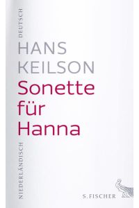 Sonette für Hanna  - Deutsch-Niederländisch