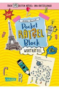 Pocket-Rätsel-Block: Wort-Rätsel  - 100% Rätselspaß für deine Tasche