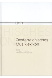 Österreichisches Musiklexikon / Österreichisches Musiklexikon Band 3  - Kmentt - Nyzankivskyi