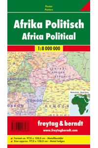 Afrika physisch-politisch  - 1:8 Mill.