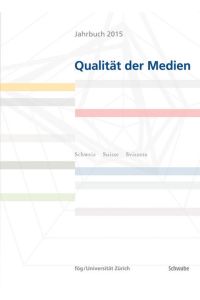 Jahrbuch 2015 Qualität der Medien