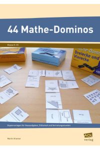 44 Mathe-Dominos  - Kopiervorlagen für Hausaufgaben, Stillarbeit und Vertretungsstunden (5. bis 10. Klasse)