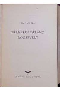 Franklin Delano Roosevelt.