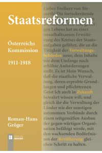 Staatsreformen  - Österreichs Kommission 1911 - 1918
