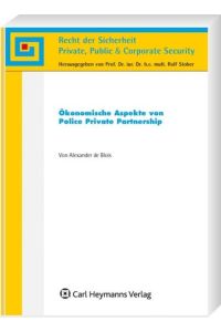 Ökonomische Aspekte von Police Private Partnership