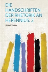 Handschriften Der Rhetorik an Herennius
