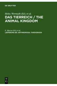 Das Tierreich / The Animal Kingdom / Arthropoda: Tardigrada