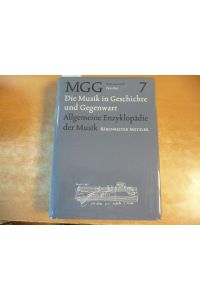 Die Musik in Geschichte und Geggenwart MGG. , Allgemeine Enzyklopädie der Musik begründet von Friedrich Blume. Hier nur Personenteil Band 7 (Fra-Gre)